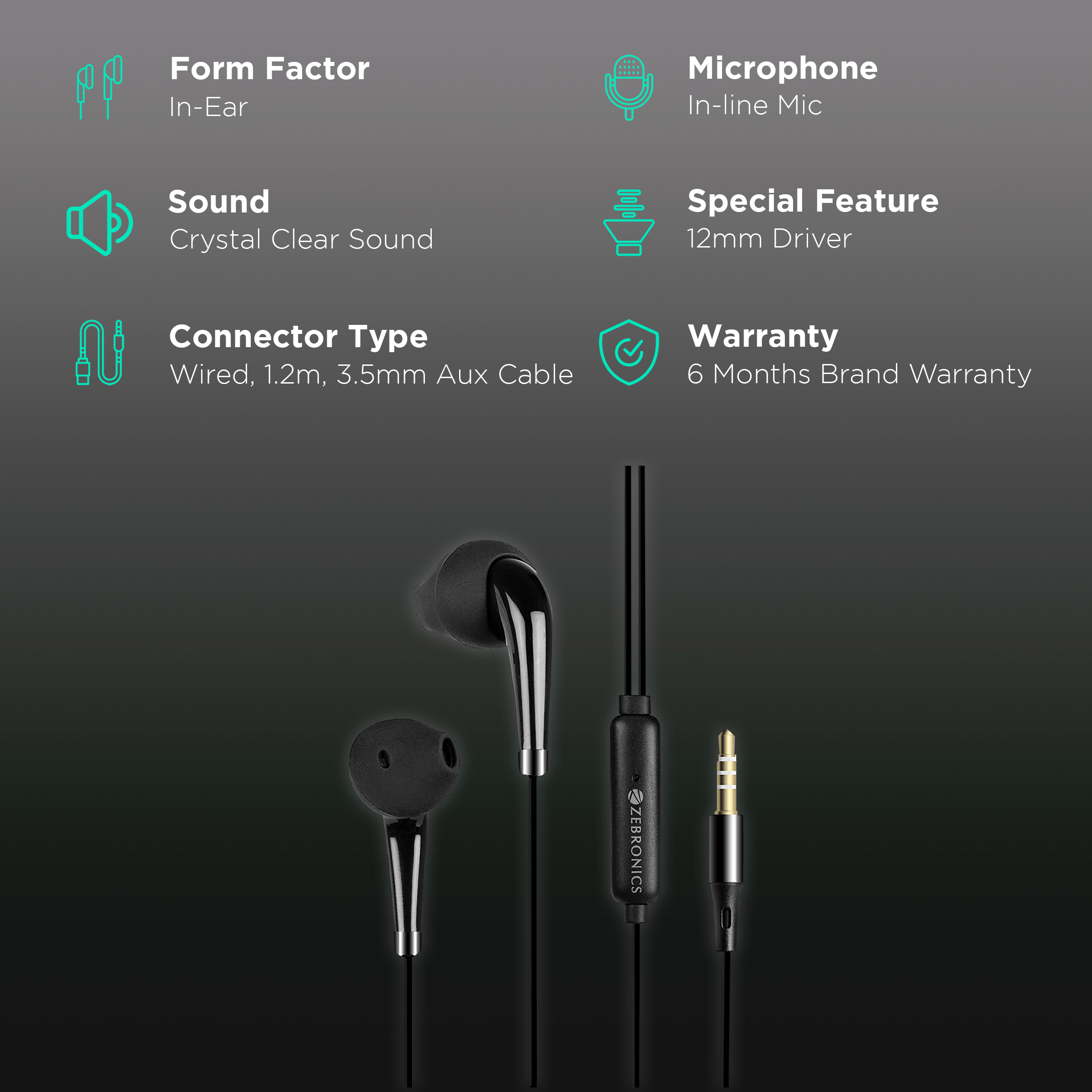 Zebronics calyx online earphone